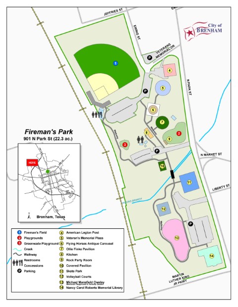 Fireman's park map - click for PDF